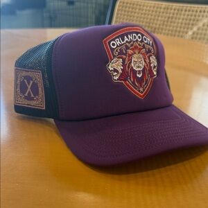 Mitchell & Ness Orlando City Purple Trucker Hat